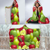 Apple Pattern Print Design AP03 Hooded Blanket-JORJUNE.COM