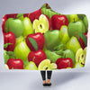 Apple Pattern Print Design AP03 Hooded Blanket-JORJUNE.COM