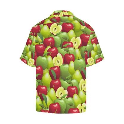 Apple Pattern Print Design AP03 Men Hawaiian Shirt-JorJune