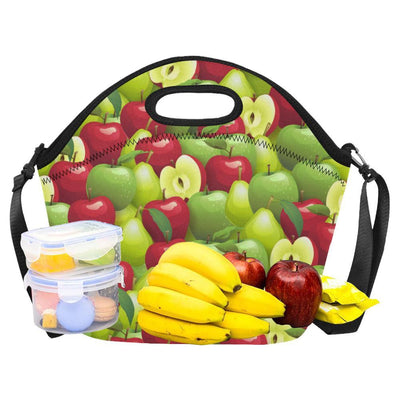 Apple Pattern Print Design AP03 Neoprene Lunch Bag-JorJune