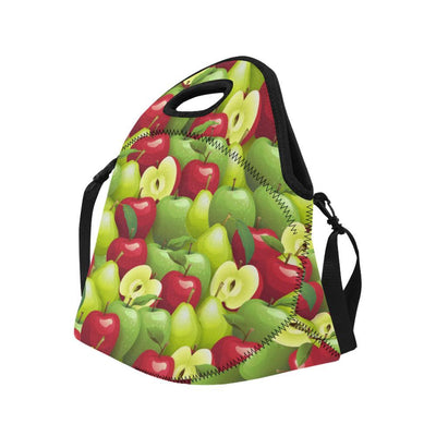 Apple Pattern Print Design AP03 Neoprene Lunch Bag-JorJune