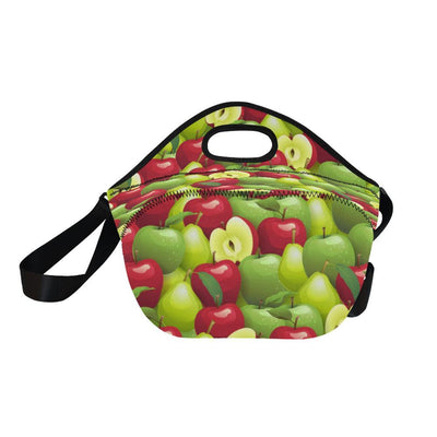 Apple Pattern Print Design AP03 Neoprene Lunch Bag-JorJune