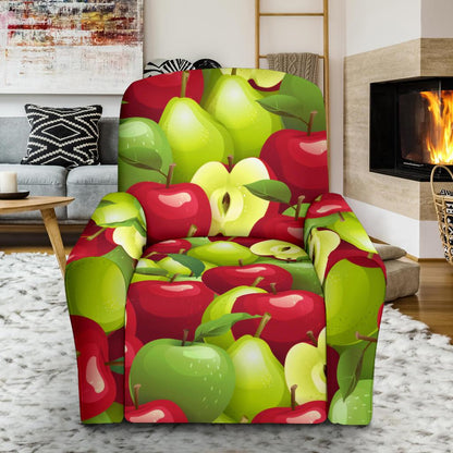 Apple Pattern Print Design AP03 Recliner Slipcover-JORJUNE.COM