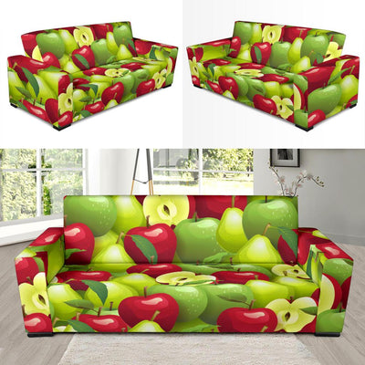 Apple Pattern Print Design AP03 Sofa Slipcover-JORJUNE.COM