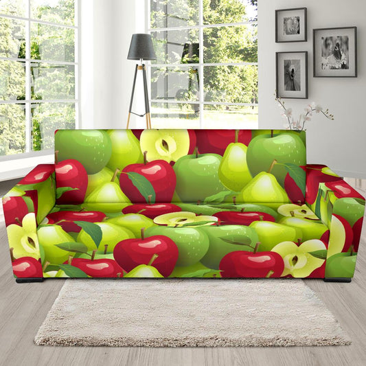 Apple Pattern Print Design AP03 Sofa Slipcover-JORJUNE.COM