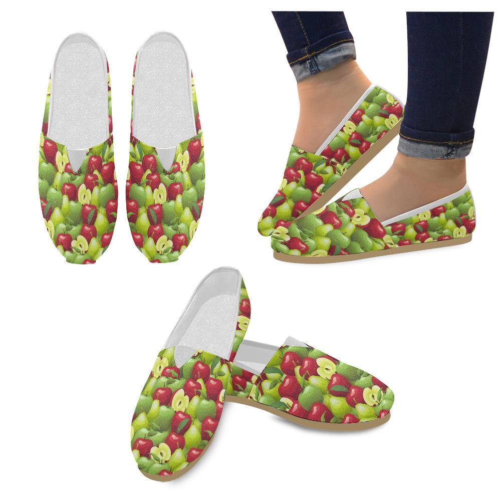 Apple Pattern Print Design AP03 Women Casual Shoes-JorJune.com