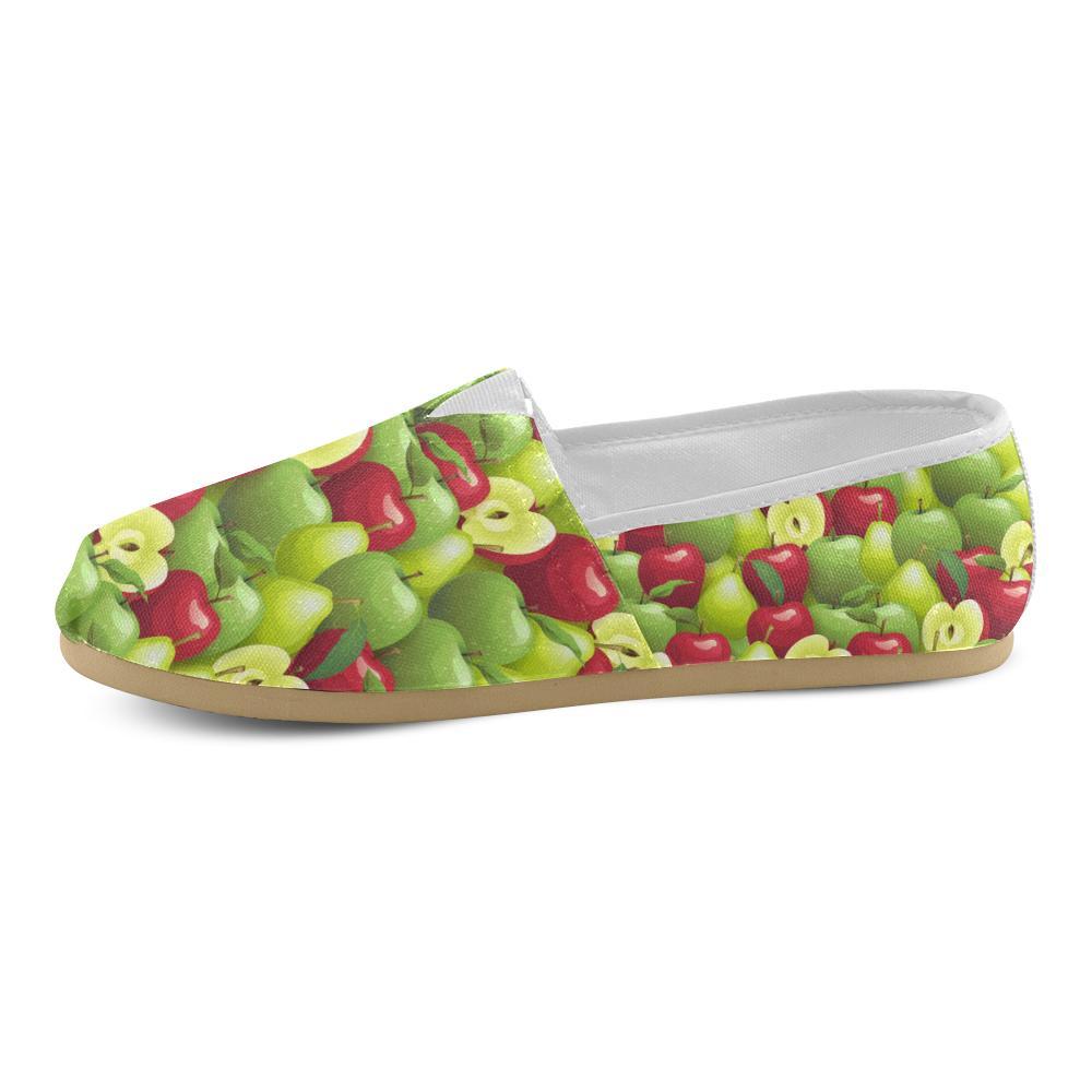 Apple Pattern Print Design AP03 Women Casual Shoes-JorJune.com
