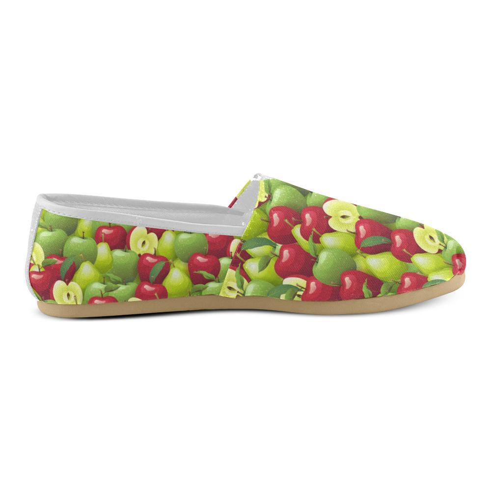 Apple Pattern Print Design AP03 Women Casual Shoes-JorJune.com