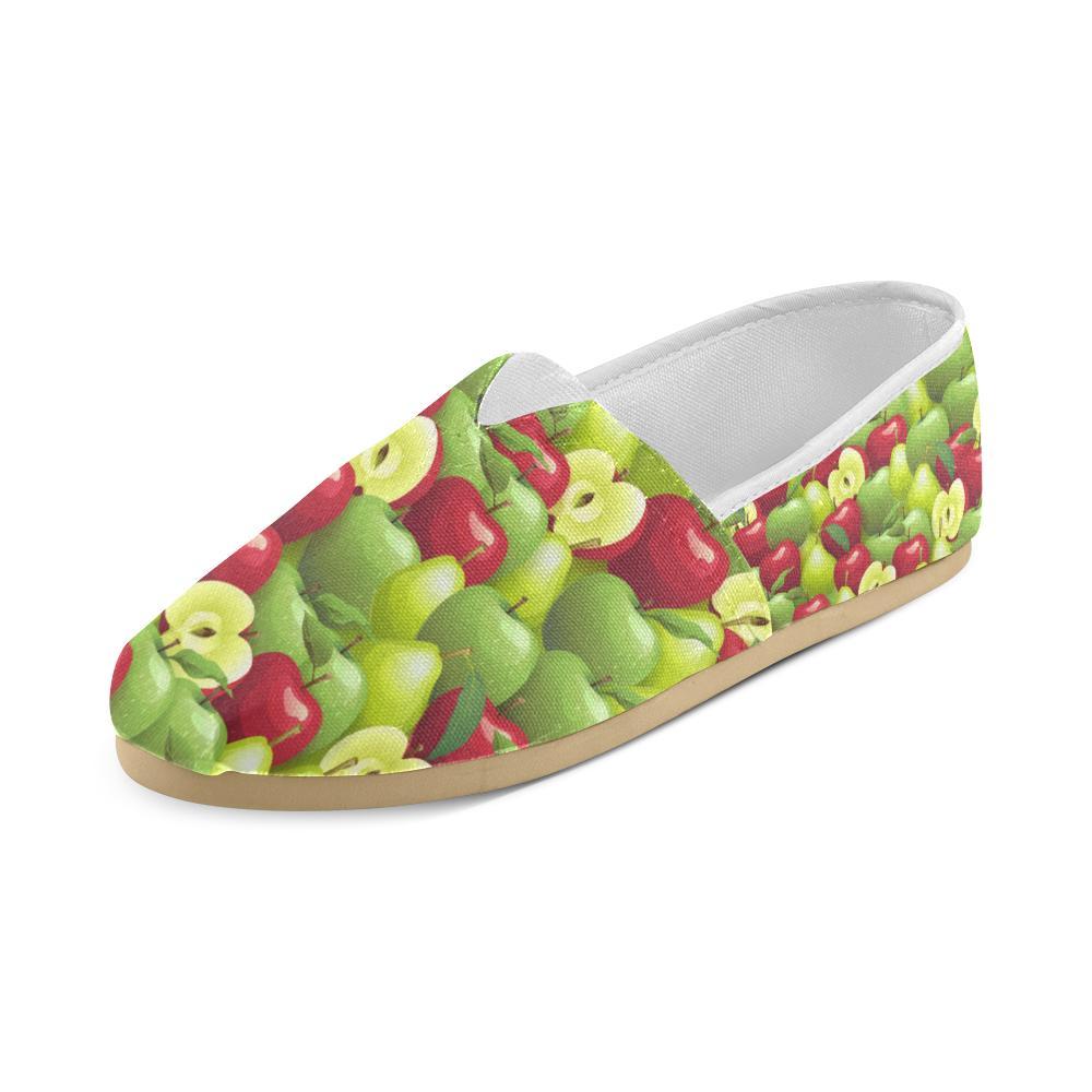 Apple Pattern Print Design AP03 Women Casual Shoes-JorJune.com