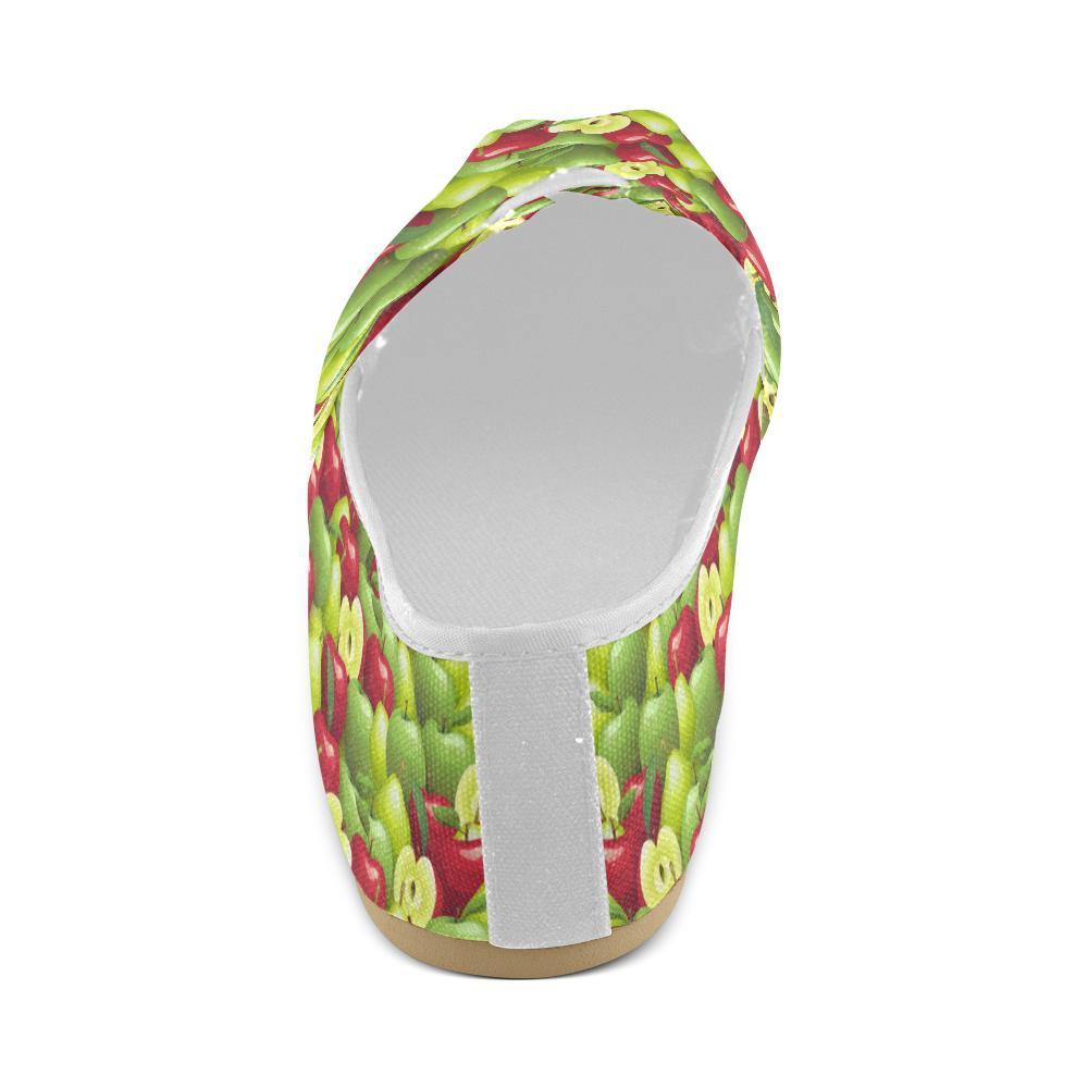 Apple Pattern Print Design AP03 Women Casual Shoes-JorJune.com