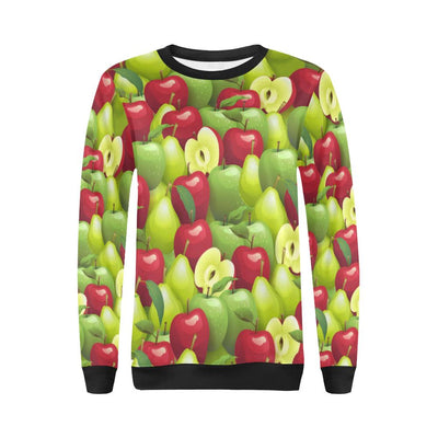 Apple Pattern Print Design AP03 Women Long Sleeve Sweatshirt-JorJune