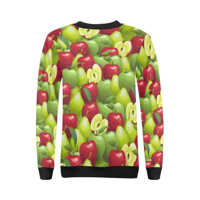Apple Pattern Print Design AP03 Women Long Sleeve Sweatshirt-JorJune