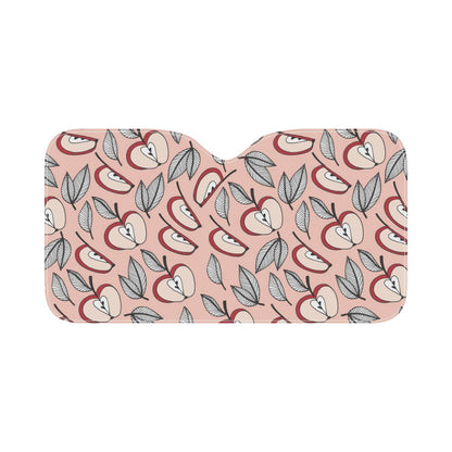 Apple Pattern Print Design AP04 Car Sun Shade-JorJune