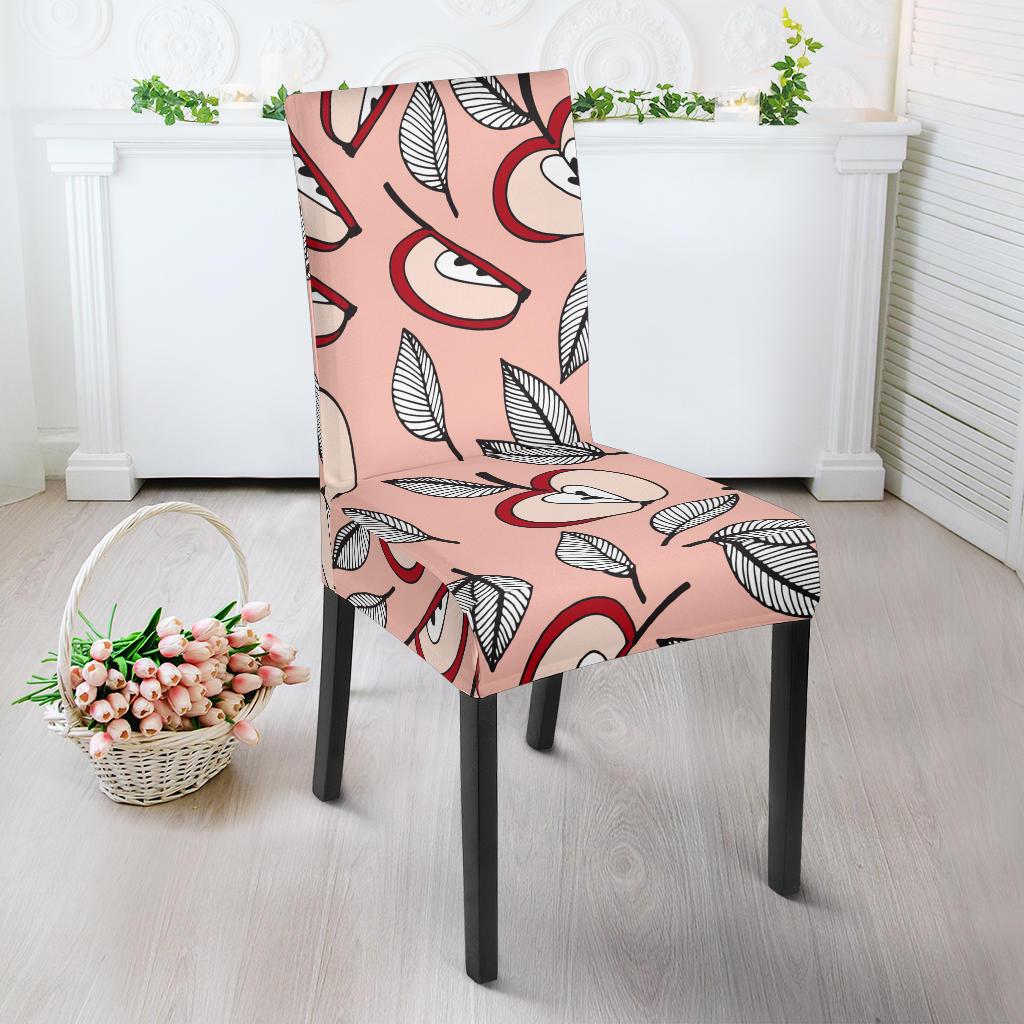 Apple Pattern Print Design AP04 Dining Chair Slipcover-JORJUNE.COM