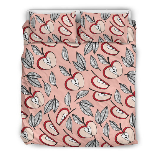 Apple Pattern Print Design AP04 Duvet Cover Bedding Set-JORJUNE.COM