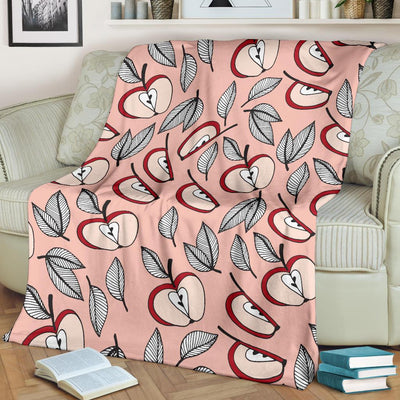 Apple Pattern Print Design AP04 Fleece Blankete