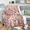 Apple Pattern Print Design AP04 Fleece Blankete