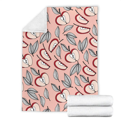 Apple Pattern Print Design AP04 Fleece Blankete