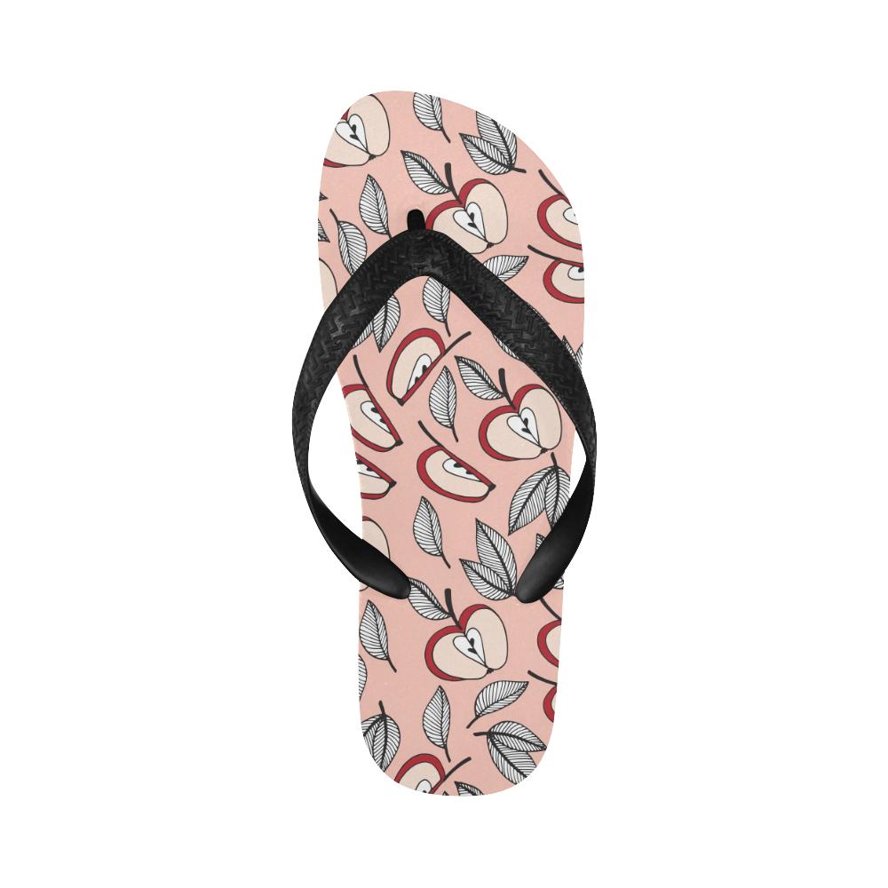 Apple Pattern Print Design AP04 Flip Flops-JorJune