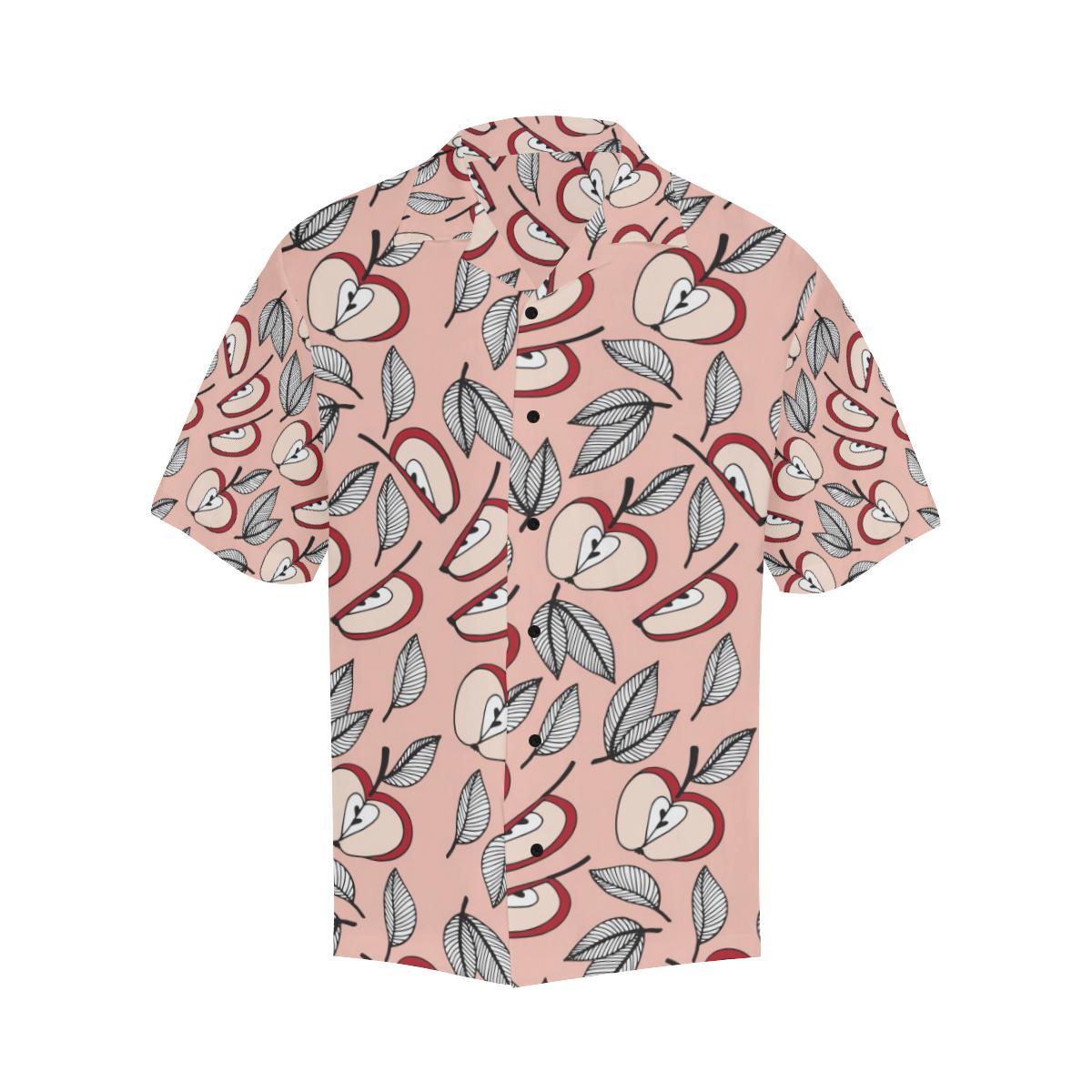 Apple Pattern Print Design AP04 Men Hawaiian Shirt-JorJune