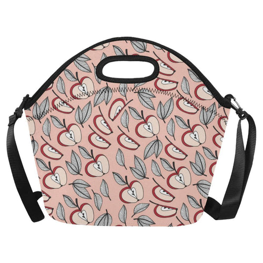 Apple Pattern Print Design AP04 Neoprene Lunch Bag-JorJune
