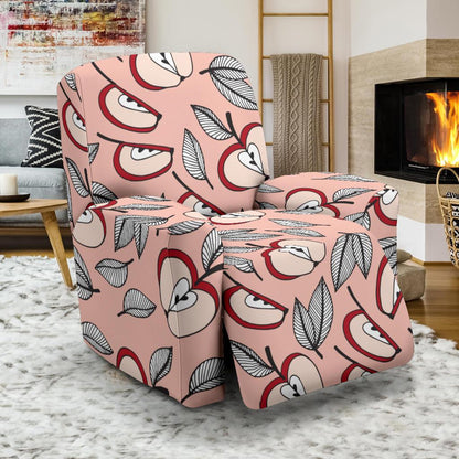 Apple Pattern Print Design AP04 Recliner Slipcover-JORJUNE.COM