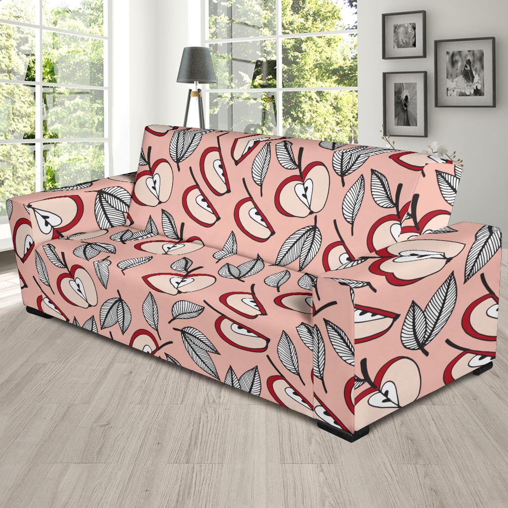 Apple Pattern Print Design AP04 Sofa Slipcover-JORJUNE.COM