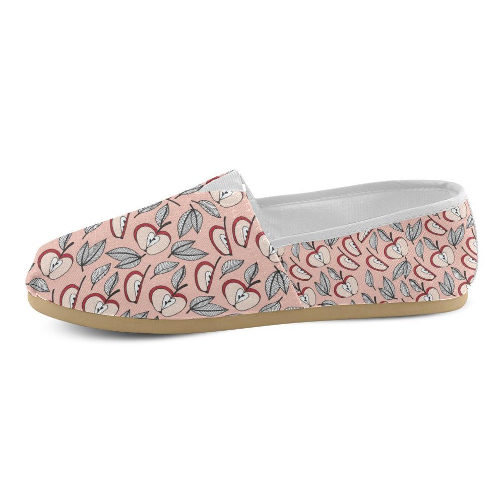Apple Pattern Print Design AP04 Women Casual Shoes-JorJune.com