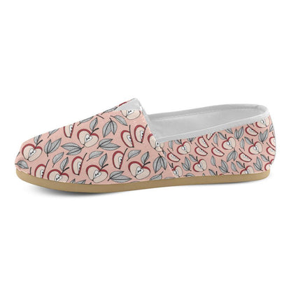 Apple Pattern Print Design AP04 Women Casual Shoes-JorJune.com