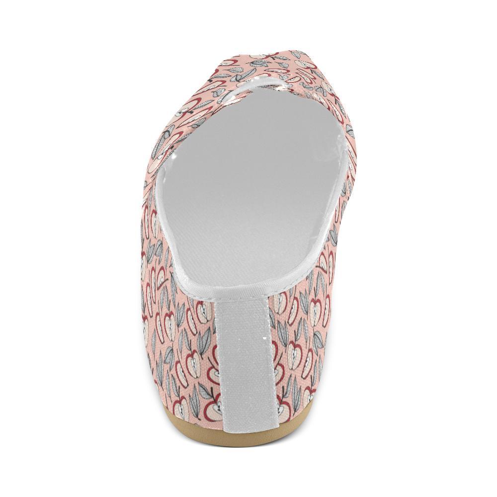 Apple Pattern Print Design AP04 Women Casual Shoes-JorJune.com