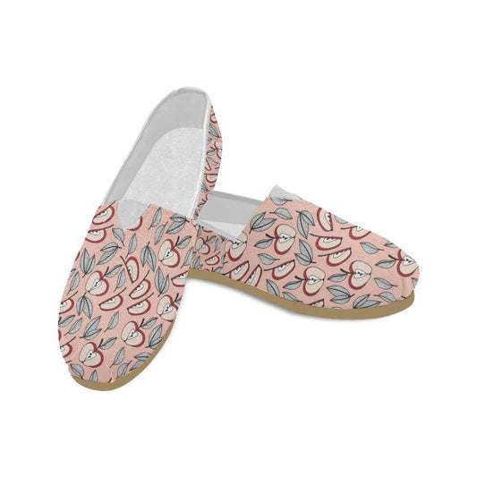 Apple Pattern Print Design AP04 Women Casual Shoes-JorJune.com