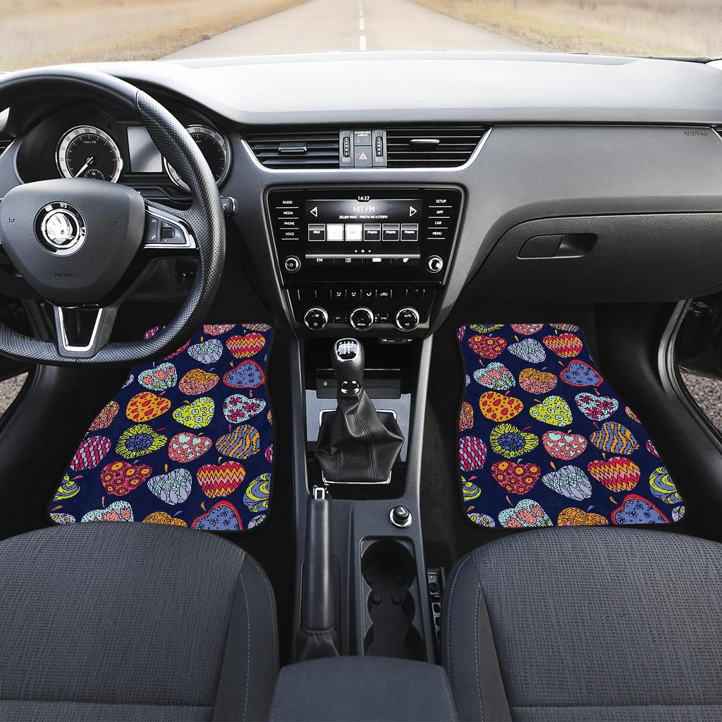 Apple Pattern Print Design AP05 Car Floor Mats-JorJune