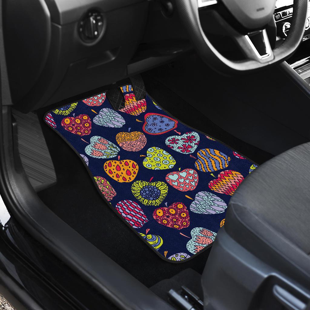 Apple Pattern Print Design AP05 Car Floor Mats-JorJune
