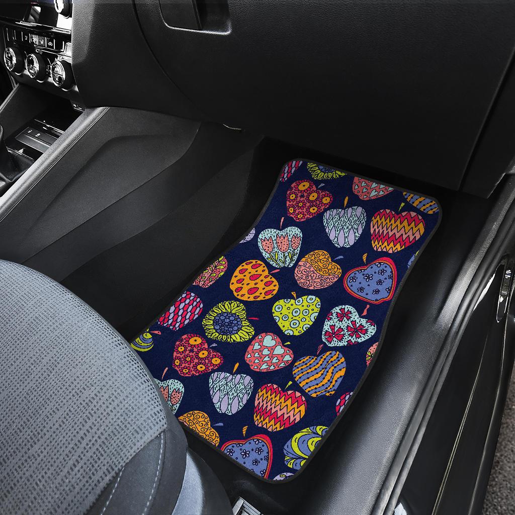 Apple Pattern Print Design AP05 Car Floor Mats-JorJune