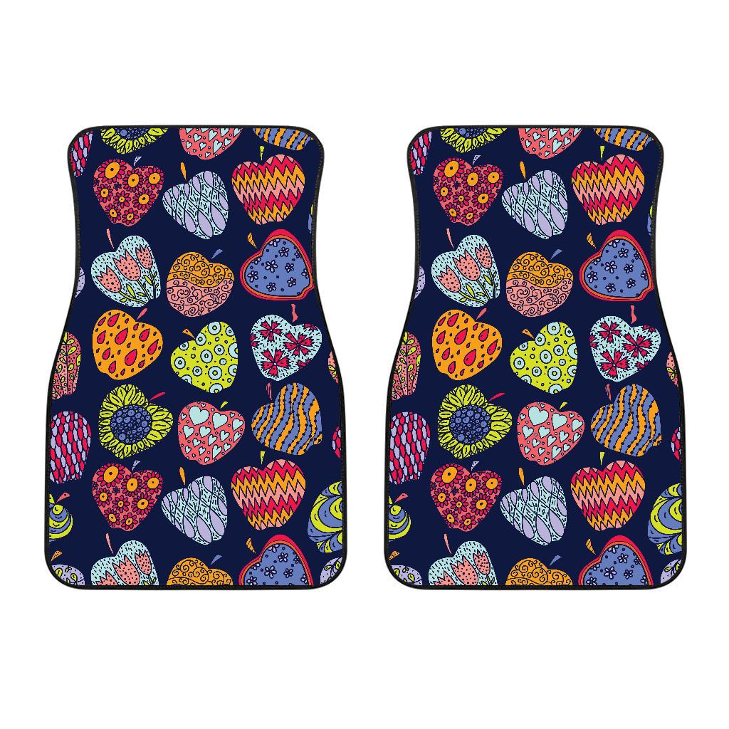 Apple Pattern Print Design AP05 Car Floor Mats-JorJune