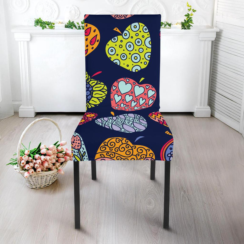 Apple Pattern Print Design AP05 Dining Chair Slipcover-JORJUNE.COM