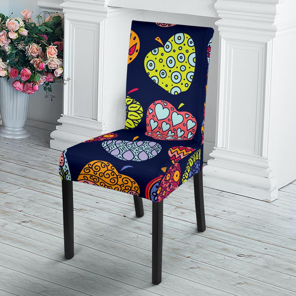 Apple Pattern Print Design AP05 Dining Chair Slipcover-JORJUNE.COM
