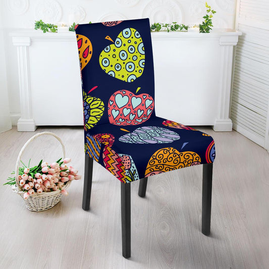Apple Pattern Print Design AP05 Dining Chair Slipcover-JORJUNE.COM