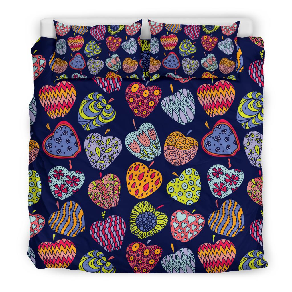 Apple Pattern Print Design AP05 Duvet Cover Bedding Set-JORJUNE.COM