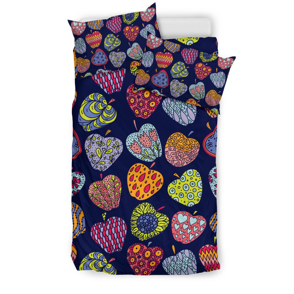 Apple Pattern Print Design AP05 Duvet Cover Bedding Set-JORJUNE.COM