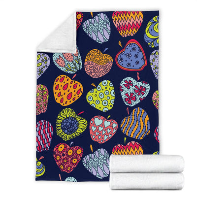 Apple Pattern Print Design AP05 Fleece Blankete