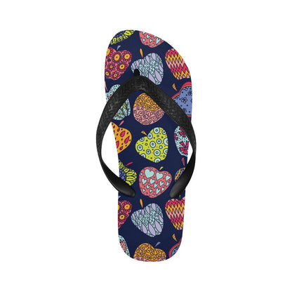 Apple Pattern Print Design AP05 Flip Flops-JorJune