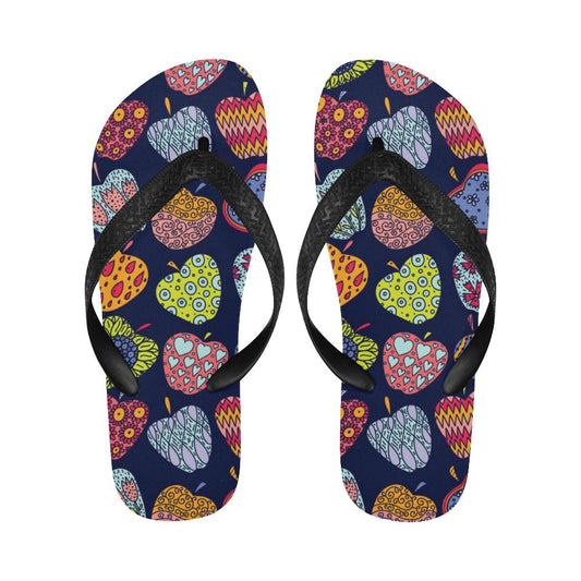 Apple Pattern Print Design AP05 Flip Flops-JorJune