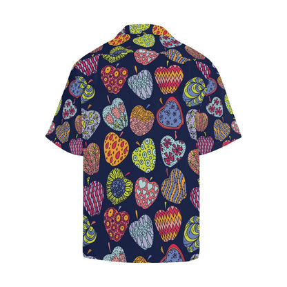 Apple Pattern Print Design AP05 Men Hawaiian Shirt-JorJune