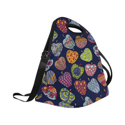 Apple Pattern Print Design AP05 Neoprene Lunch Bag-JorJune