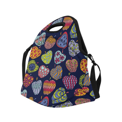 Apple Pattern Print Design AP05 Neoprene Lunch Bag-JorJune