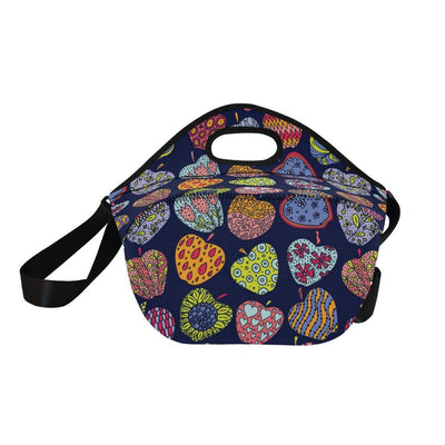 Apple Pattern Print Design AP05 Neoprene Lunch Bag-JorJune