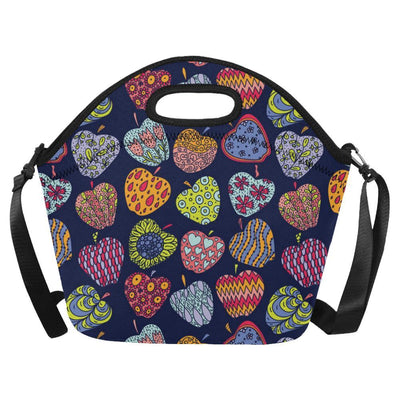 Apple Pattern Print Design AP05 Neoprene Lunch Bag-JorJune