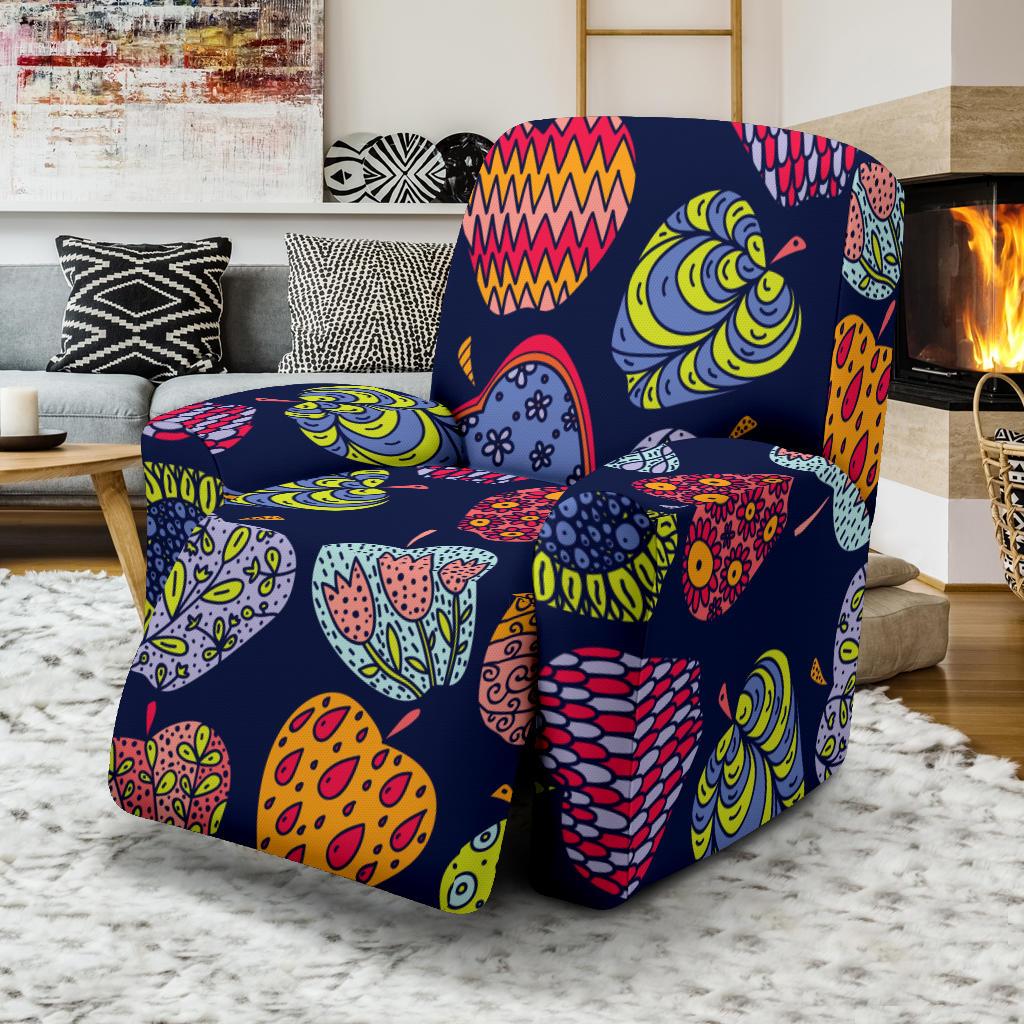 Apple Pattern Print Design AP05 Recliner Slipcover-JORJUNE.COM