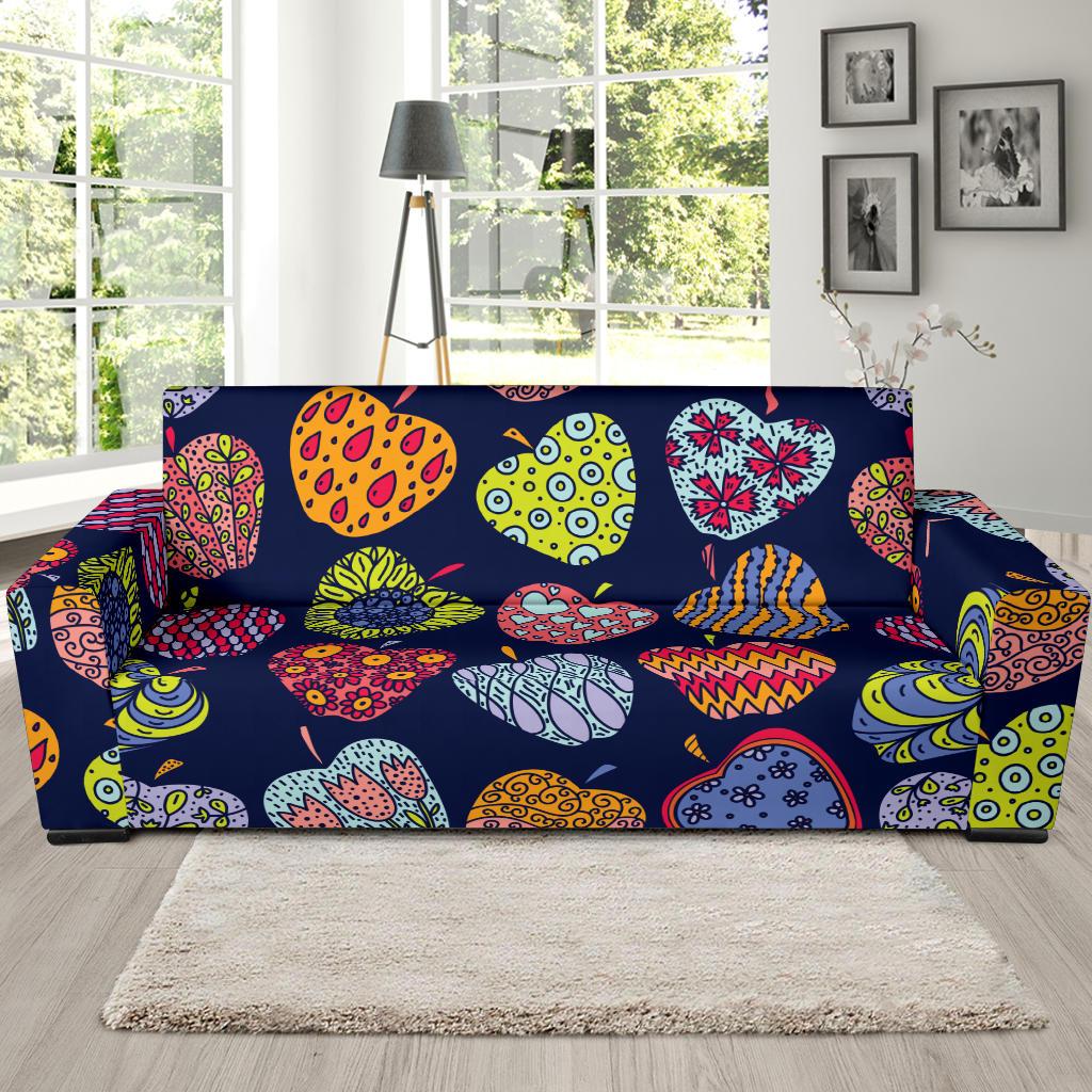 Apple Pattern Print Design AP05 Sofa Slipcover-JORJUNE.COM
